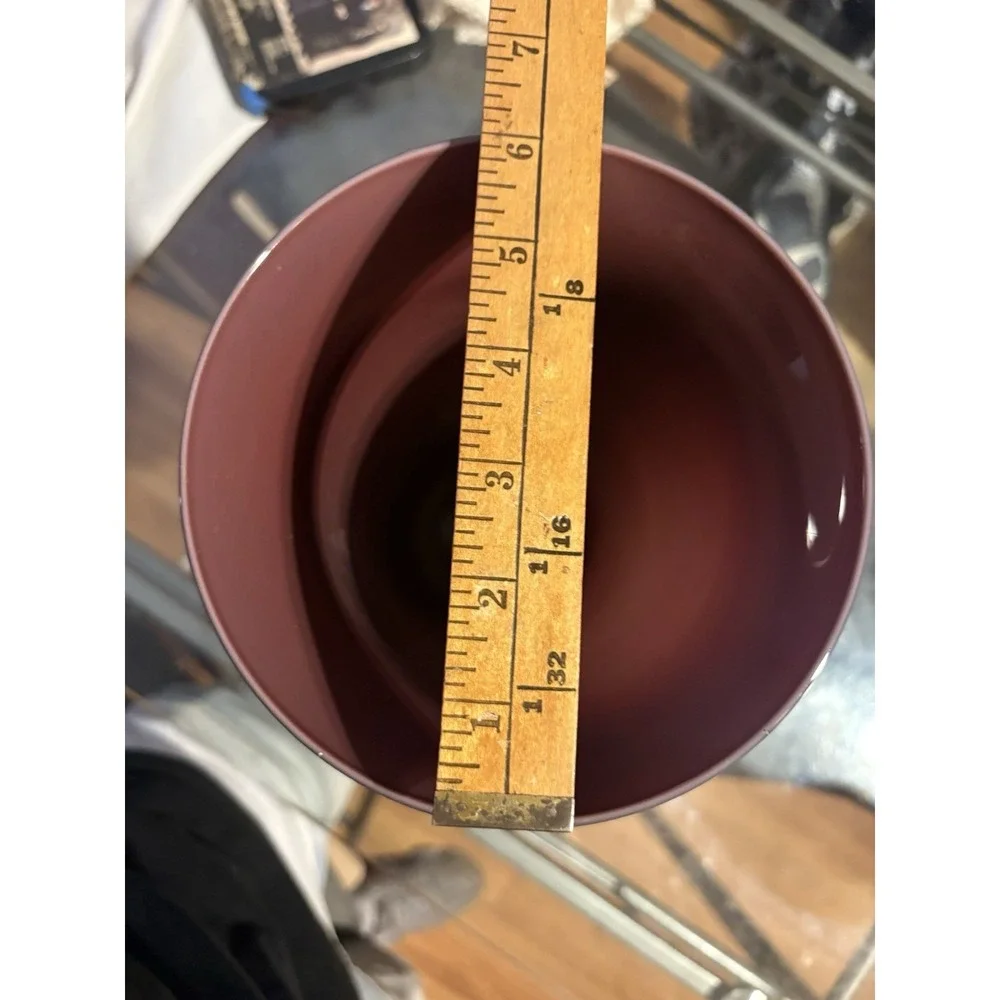 Vintage Mid Century Ruby Red Cased Glass 14